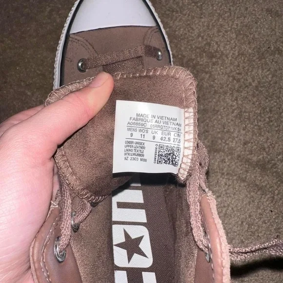 Converse Chocolate High-Top Sneakers - Picture 5 of 5